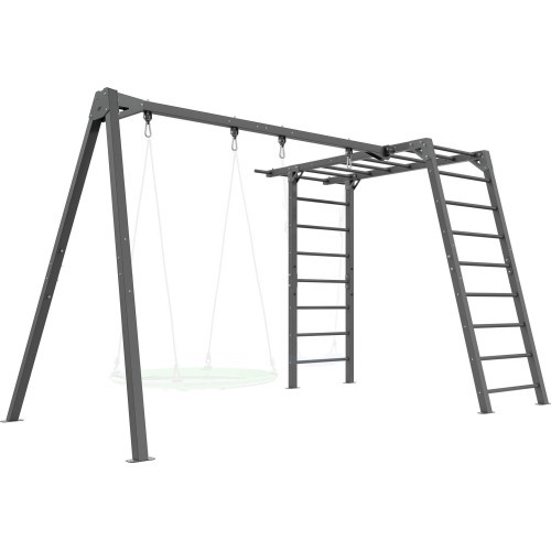 PREMIUM kāpnes MO-016 + PREMIUM 2 vietu šūpoles kāpnēm MO-018 Marbo Sport