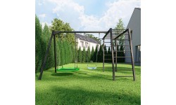 PREMIUM ladder - MO-016 + PREMIUM 2-station swing for ladder - MO-018 - Marbo Sport