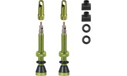 FORCE ventiļu komplekts bezkameras riepām FV 44mm (zaļš)