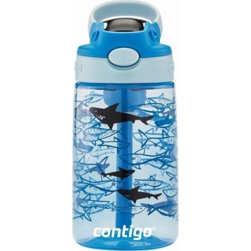 Kids' Water Bottle Easy Clean Blue Sharks CON2127476, 420 ml