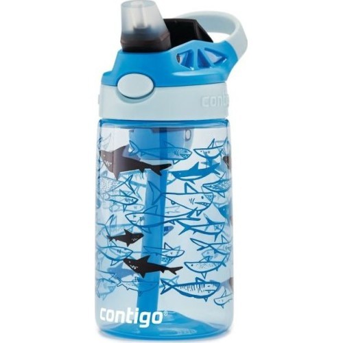 Kids' Water Bottle Easy Clean Blue Sharks CON2127476, 420 ml