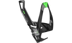 Elite Cannibal XC Bottle Cage (matte black/green graphics)