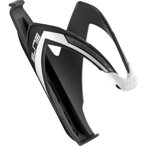 ELITE Custom Race bottle cage (matte black/white)