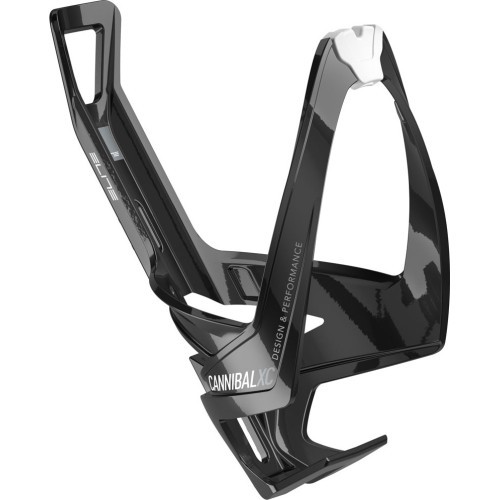 Elite Cannibal XC Bottle Cage (matte black/white graphics)