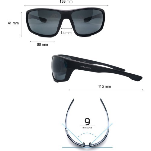 Polarizētas saulesbrilles Urbanium Eyewear Oslo, pelēkas