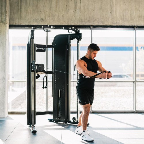 FUNCTIONAL TRAINER WITH DUAL WEIGHT STACK ARES PRO COMMERCIAL HMS