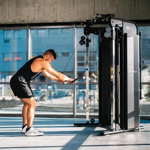 Funkcionālais trenažieris ar dubultu atsvaru sekciju HMS Ares Pro Commercial