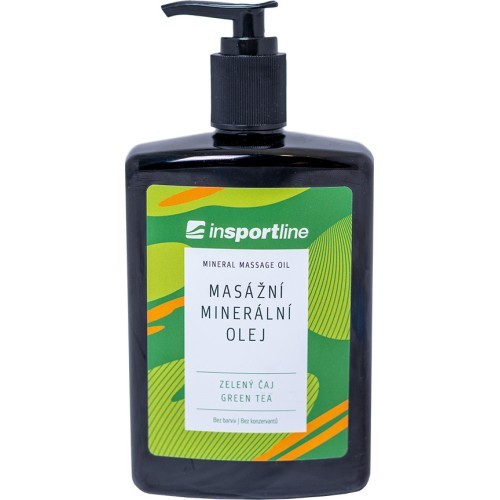 Mineral Massage Oil inSPORTline Green Tea 500 ml