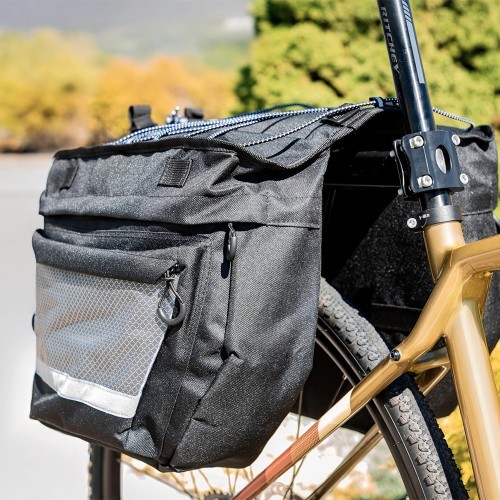 Side panniers FORCE Noem 2 x 10 L (black)