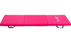 Salokāms vingrošanas paklājs MGS02 1800 x 600 mm, rozā, HMS Premium