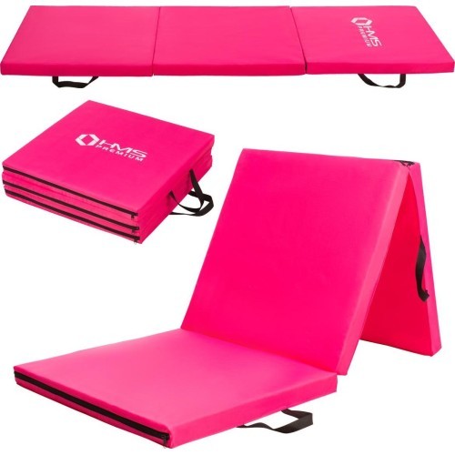 MGS02 GYMNASTIC FOLDABLE MATTRESS 1800x600MM PINK HMS PREMIUM