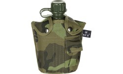 Plastmasas pudele ar pārvalku MFH M 95 CZ Camo, 1 l