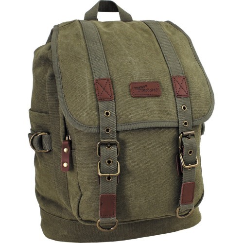 Mugursoma PT Canvas, zaļa, 35 l