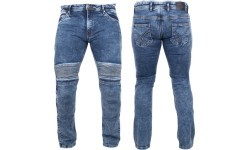 Men’s Motorcycle Jeans BOS Micas - Acid Blue