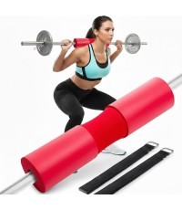 Barbell Pad inSPORTline Shaperoll 44 x 9.5 cm - Red