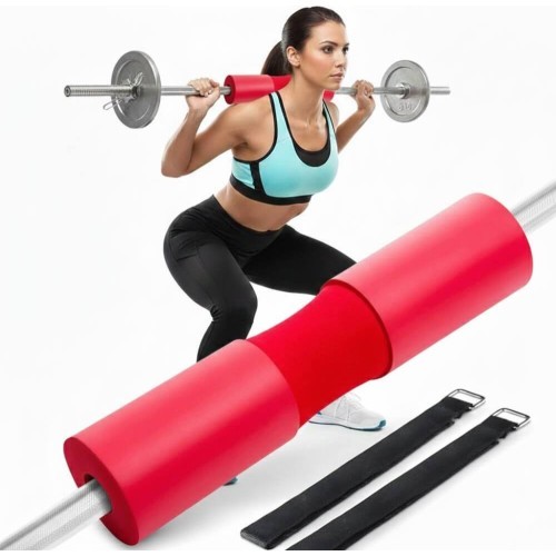Подушка для штанги inSPORTline Shaperoll 44 x 9,5 см - Красный