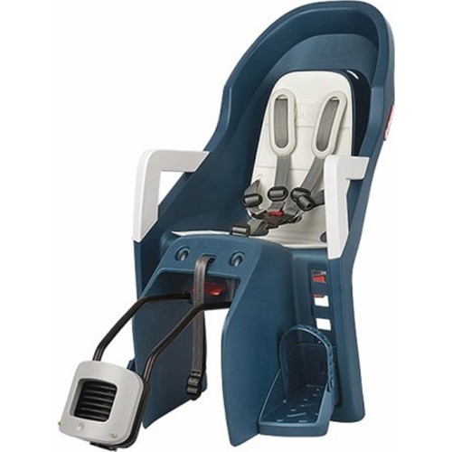 Polisport Guppy Maxi + RS Bicycle Child Seat, Frame-Mounted, with Sleep Function (Blue)