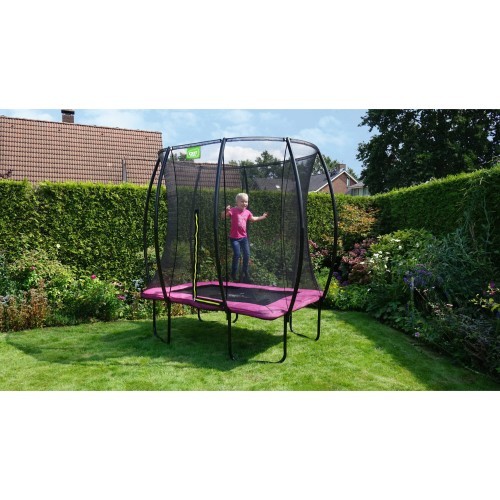 Батут EXIT Silhouette 153x214 см, розовый