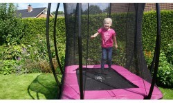 EXIT Silhouette trampoline 153x214cm - pink