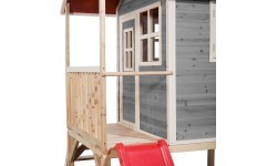 EXIT Loft 300 koka rotaļu māja - pelēka