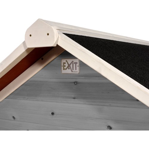 EXIT Loft 300 koka rotaļu māja - pelēka