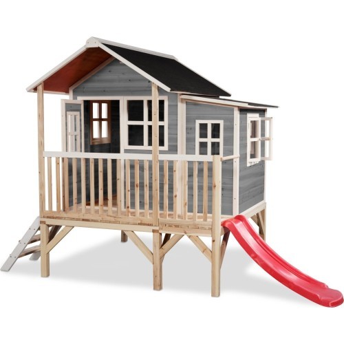 EXIT Loft 350 wooden playhouse - grey