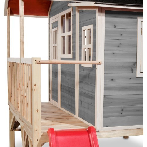 EXIT Loft 350 wooden playhouse - grey