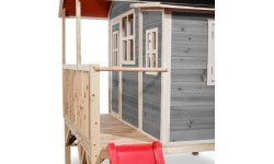 EXIT Loft 350 wooden playhouse - grey