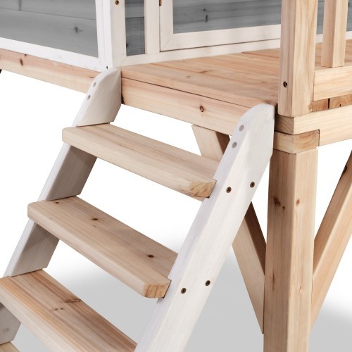 EXIT Loft 300 koka rotaļu māja - pelēka