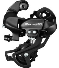 Galinis perjungiklis Shimano Tourney TX800 ant rėmo (7/8 pavarų, juodas)