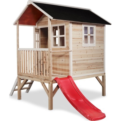 EXIT Loft 300 koka rotaļu māja - dabīga