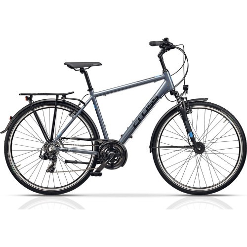 CROSS Areal Trek 28" 21 ātrumi rāmis 22" (56cm) (pelēks/zils)