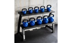 Divlīmeņu kettlebell svaru statīvs STR39 Commercial HMS