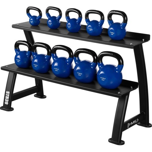 STR39 DOUBLE LEVEL KETTLEBELL RACK COMMERCIAL HMS