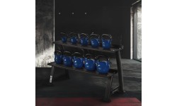Divlīmeņu kettlebell svaru statīvs STR39 Commercial HMS