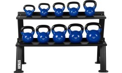 STR39 DOUBLE LEVEL KETTLEBELL RACK COMMERCIAL HMS
