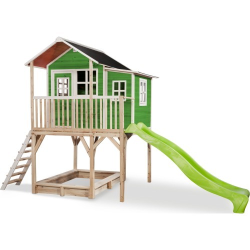 EXIT Loft 750 wooden playhouse - green