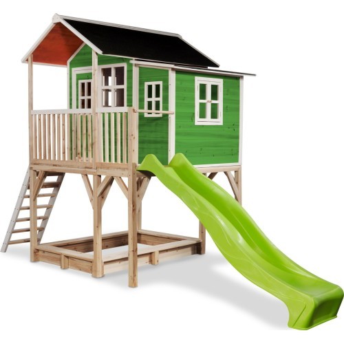 EXIT Loft 750 wooden playhouse - green
