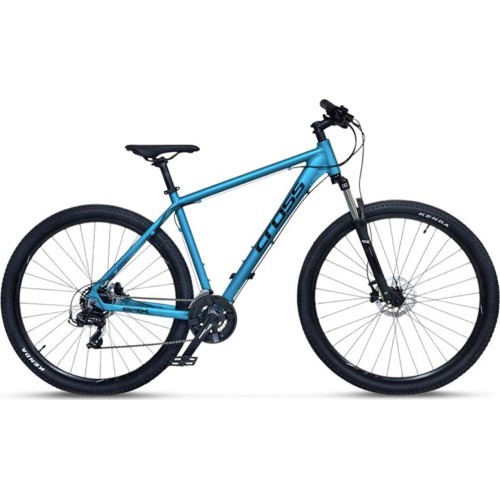 Горный велосипед Cross GRX 7 27,5", 21 скорость, размер 18" (46 см), синий
