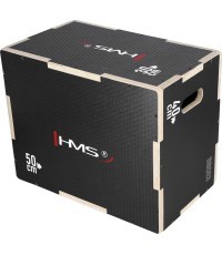 Pliometriskā kaste HMS DSC03, melna, 50x40x30 cm