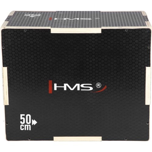 Pliometriskā kaste HMS DSC03, melna, 50x40x30 cm
