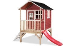 Koka rotaļu namiņš EXIT Loft 300 - Sarkans