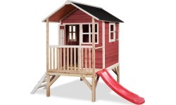 Koka rotaļu namiņš EXIT Loft 300 - Sarkans