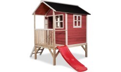 Koka rotaļu namiņš EXIT Loft 300 - Sarkans