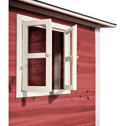 EXIT Loft 300 wooden playhouse - red