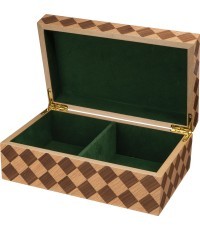 Philos Chess Piece Box Checkered 95 mm