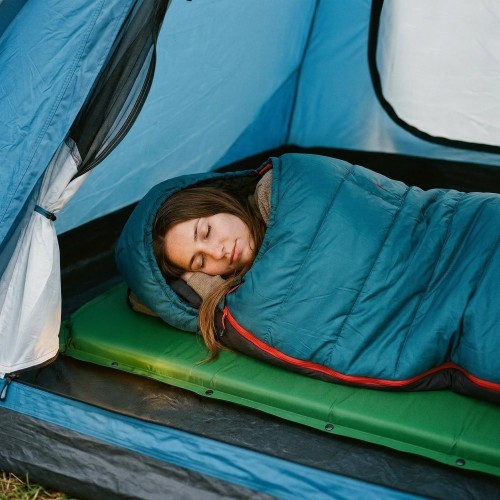 Самонадувающийся коврик Nils Camp NC4050, зелёный