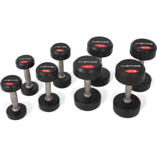 Профессиональные гантели Hastings 2,5–10 кг