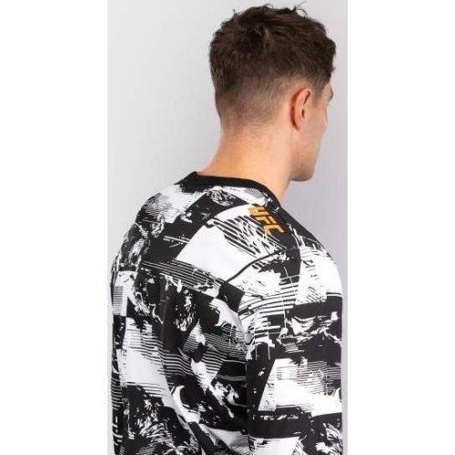 Men's UFC Zenith by Venum White Authentic Fight Week Long Sleeve T-Shirt