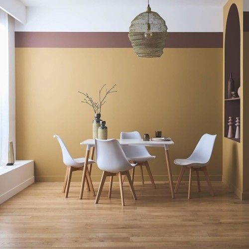 Ēdamistabas krēslu komplekts ar spilvenu, 4 gab., balts ModernHome